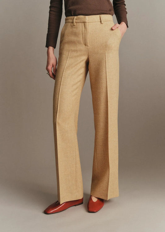 Beige Herringbone