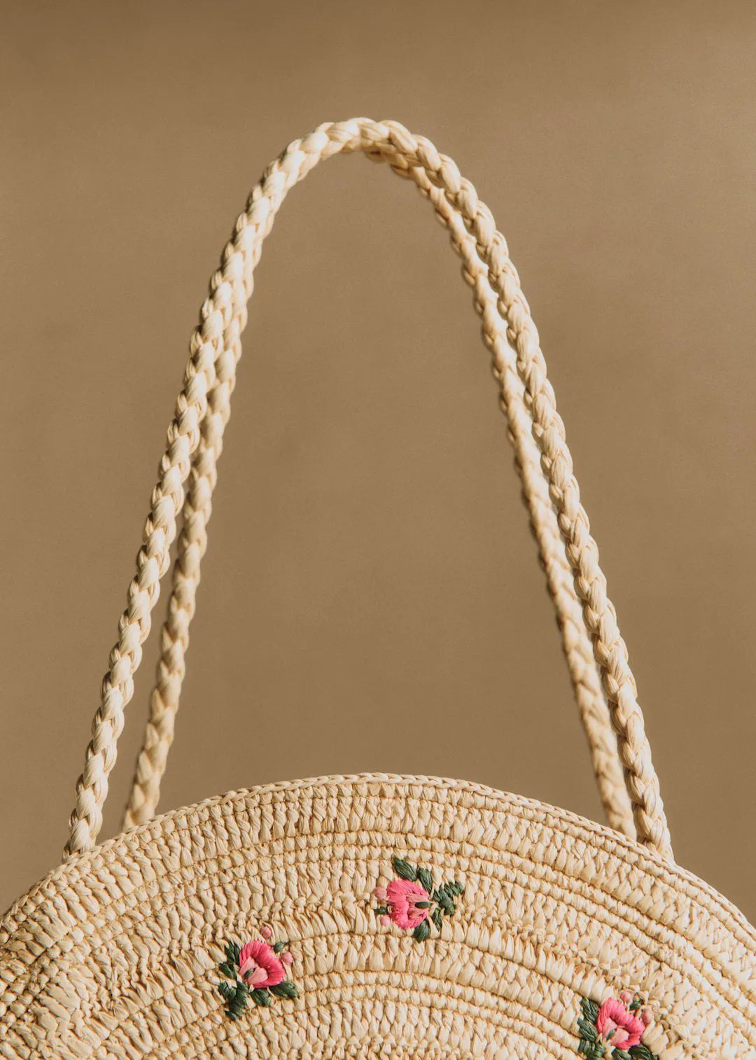 Naturel broderies fleurs muti