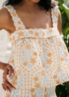 Daffodil Contrast Embroidery