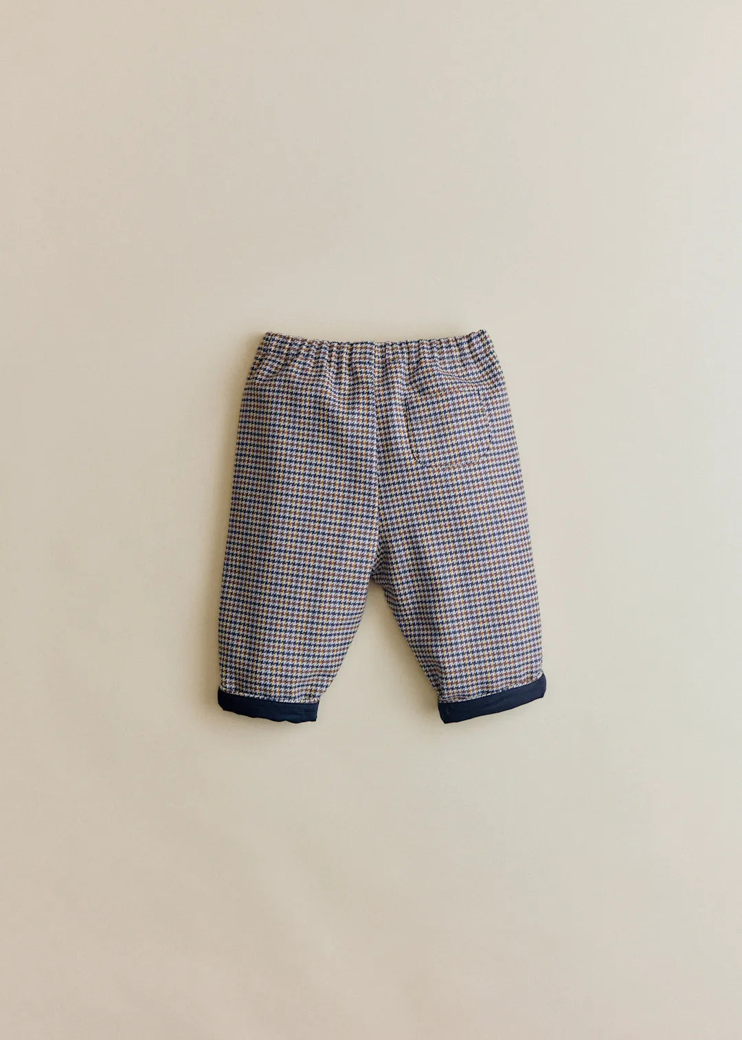Blue Yellow Camel Houndstooth