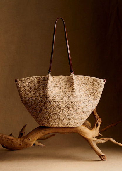Natural Raffia Embroidery