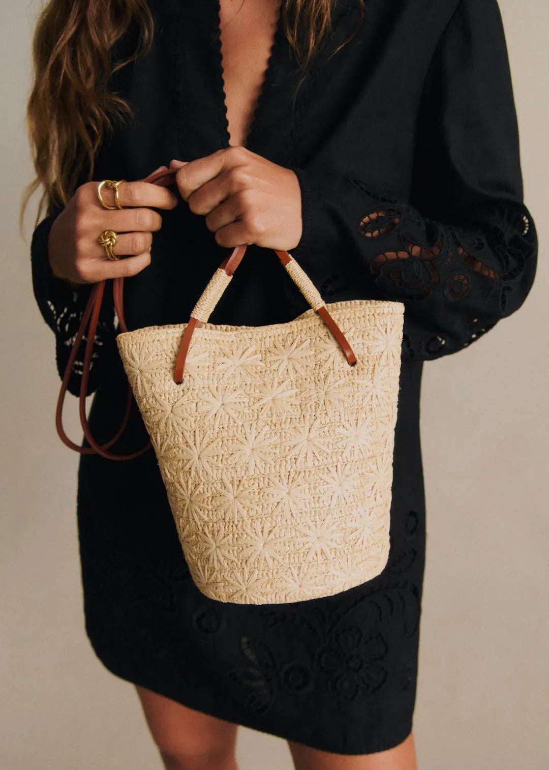 Natural Raffia Embroidery