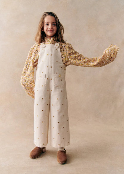 Ecru with Ampola Embroidery
