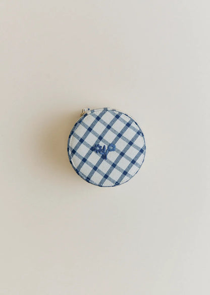 Floral Embroidery Check