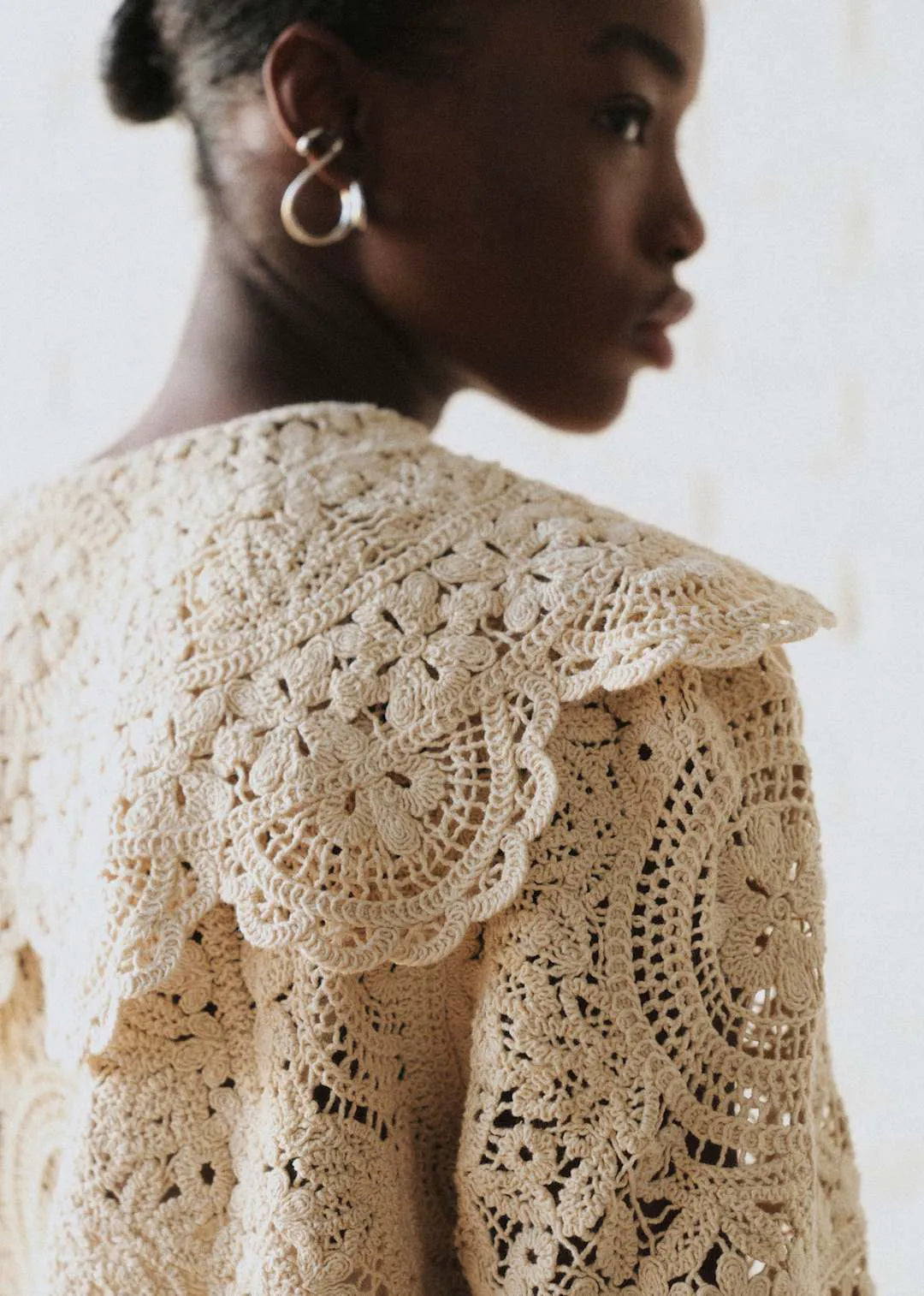 Ecru Guipure Lace