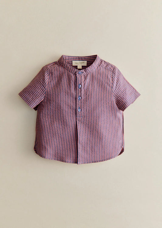 Pink, Navy Stripes