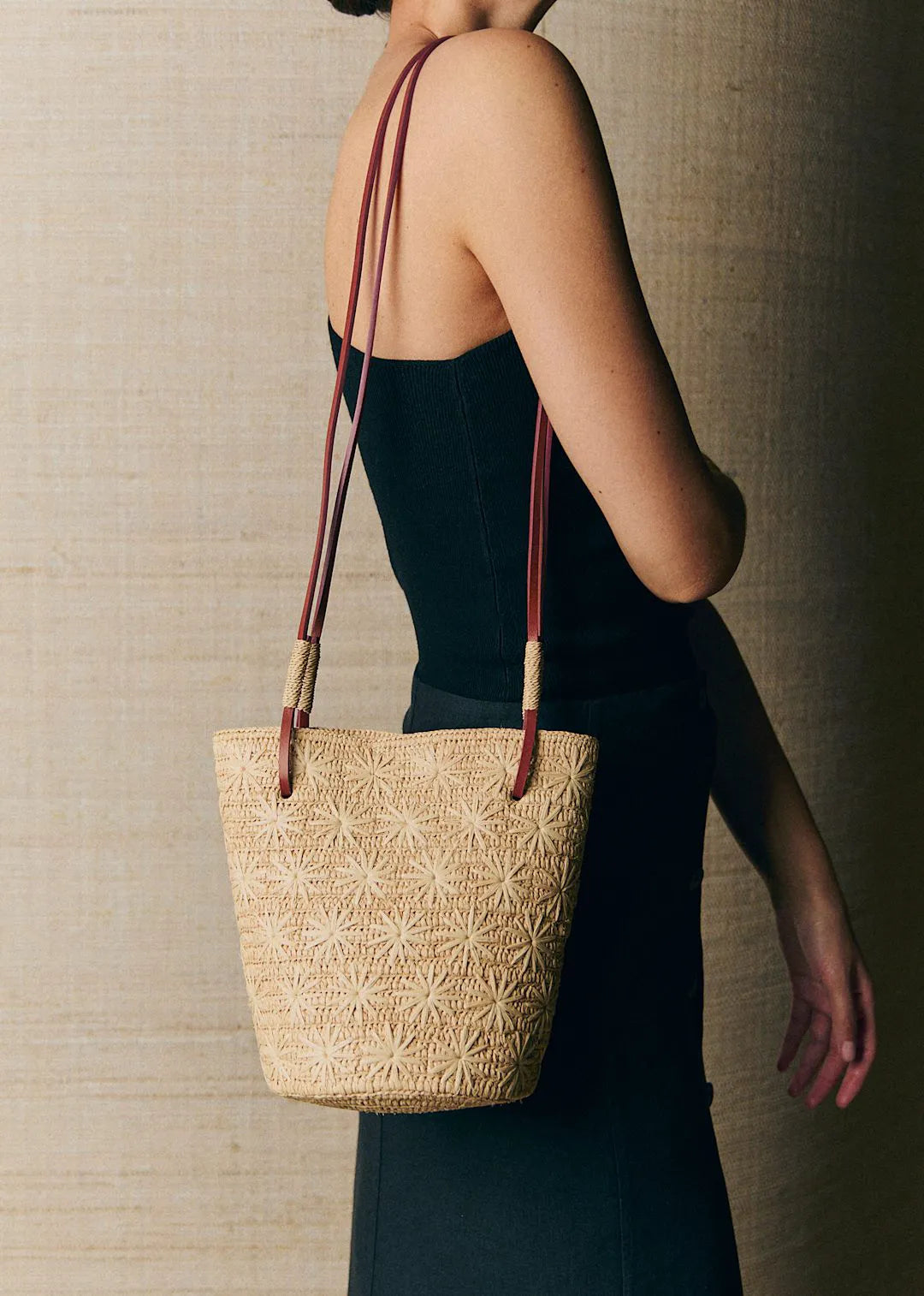 Natural Raffia Embroidery
