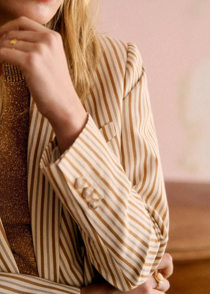 Coffee Beige Stripes