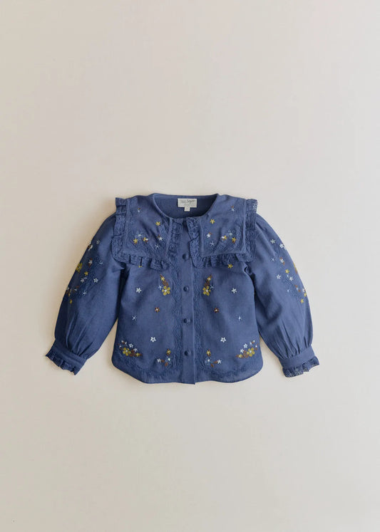 Blue Embroidery Laurette