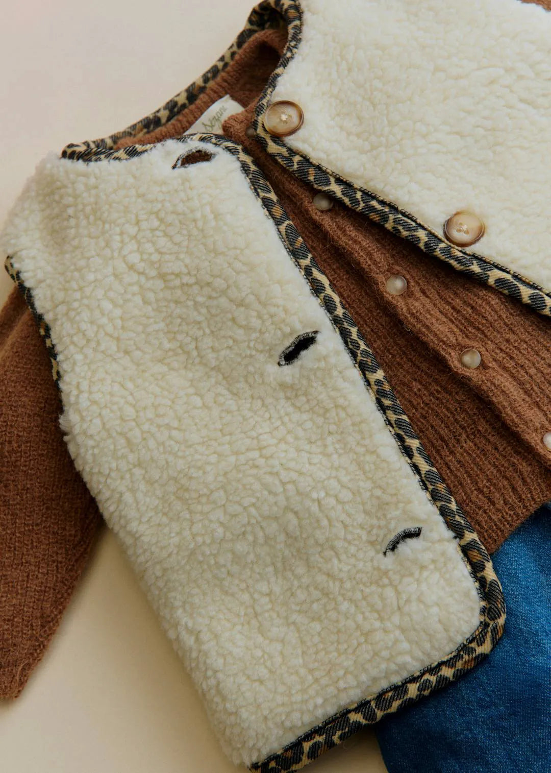 Beige Leopard Print