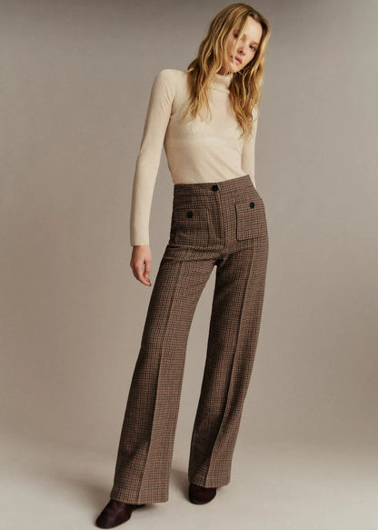 Multicoloured houndstooth