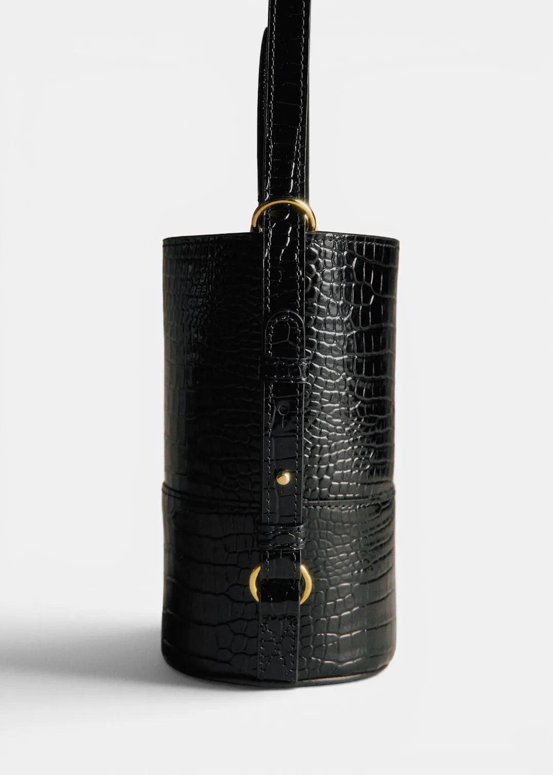 Black Crocodile Print