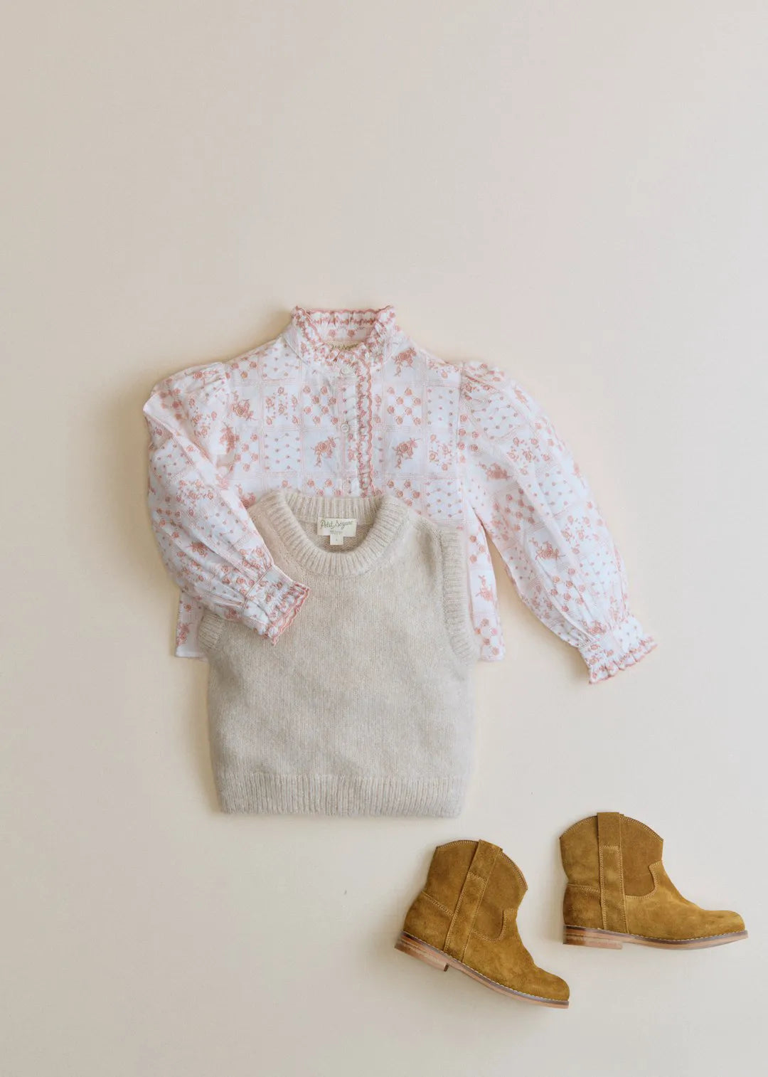 Ecru / Tea Rose