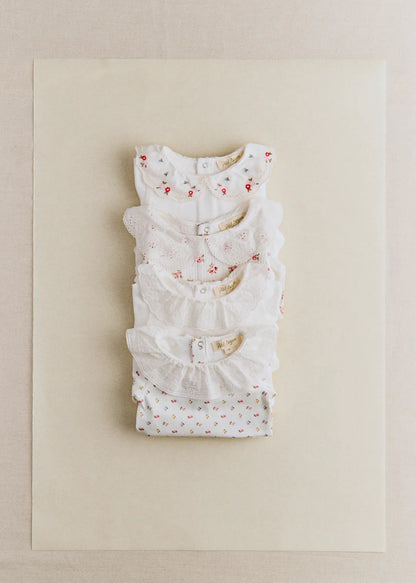 Milky White / Joe Floral Print