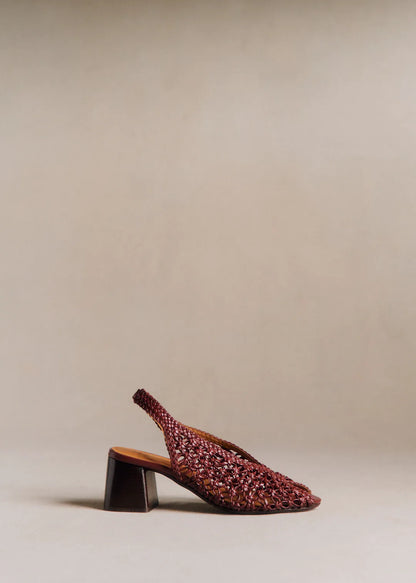 Shiny Braided Bordeaux