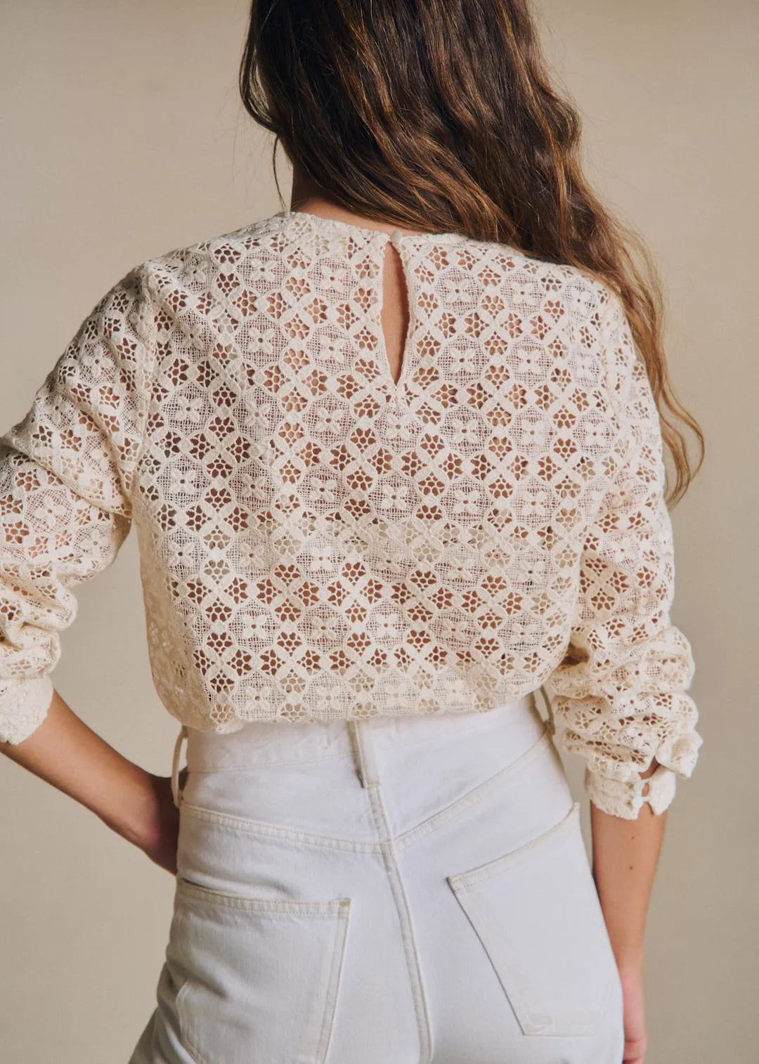Ecru Guipure Lace