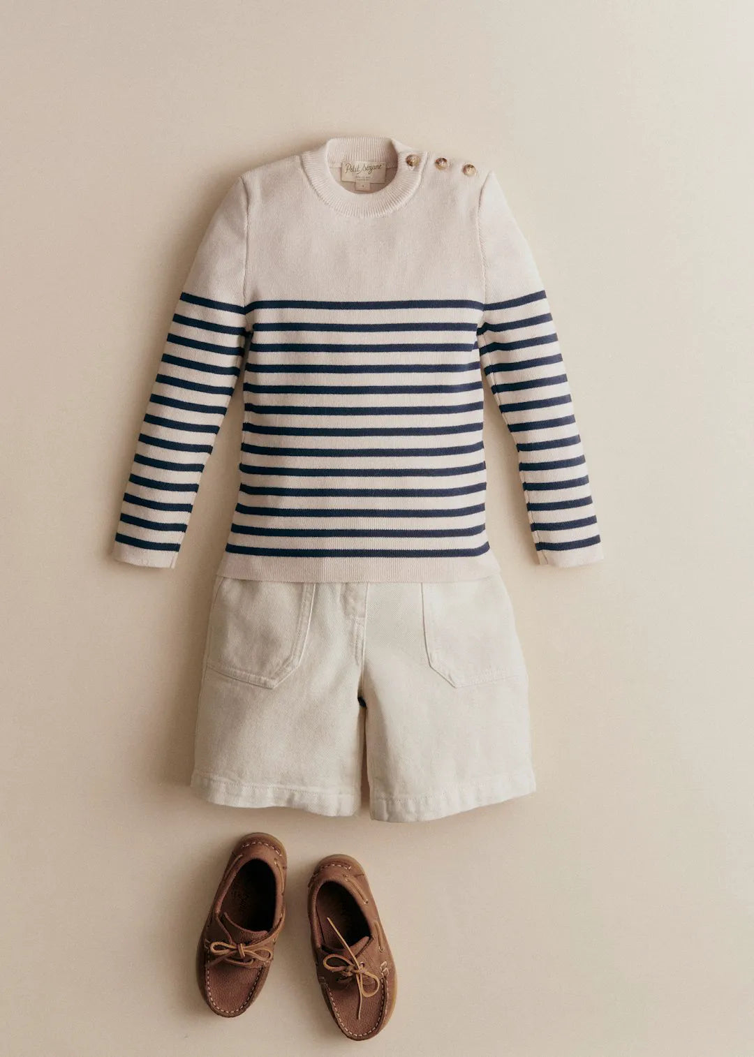 Cream/ Navy