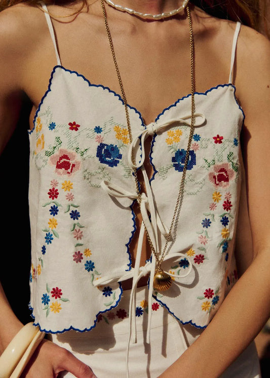 Spring Placed Embroidery