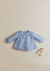 Blue Stripe Voile