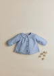 Blue Stripe Voile