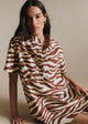 Brown Zebra Print