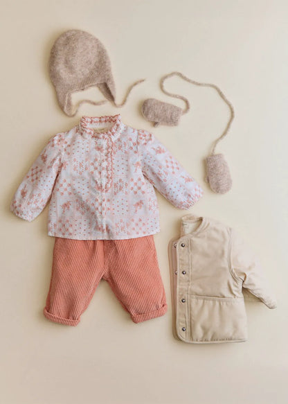 Ecru / Tea Rose