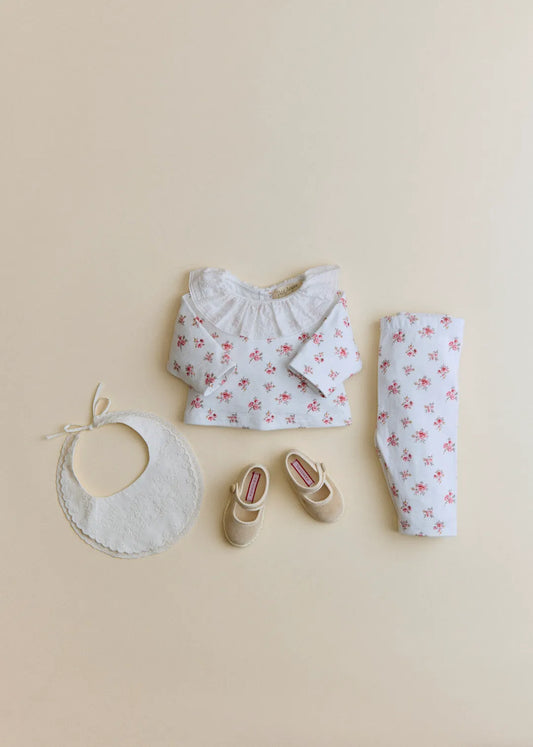 Milky White / Joe Floral Print