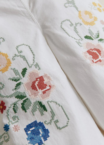Spring Placed Embroidery