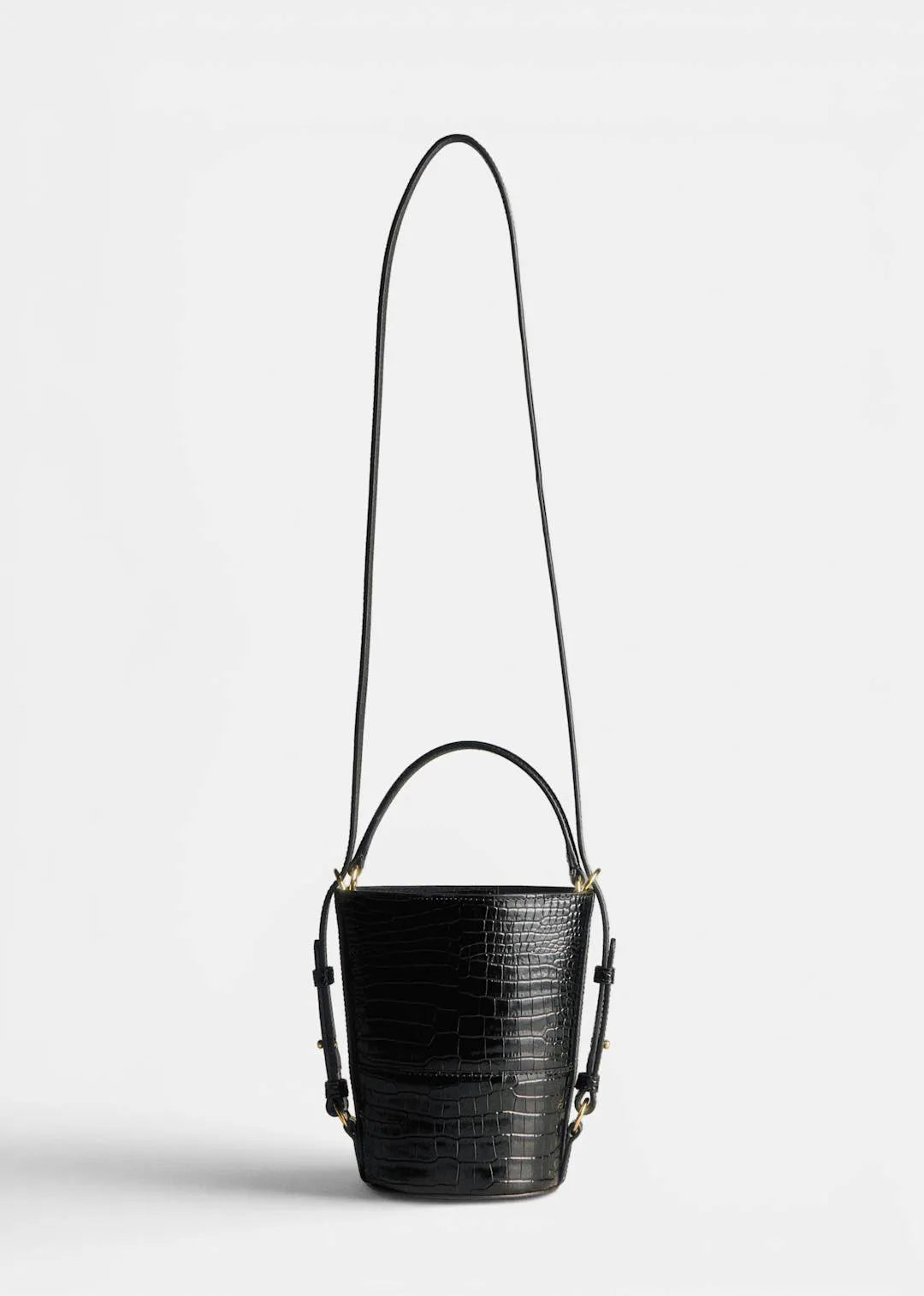 Black Crocodile Print