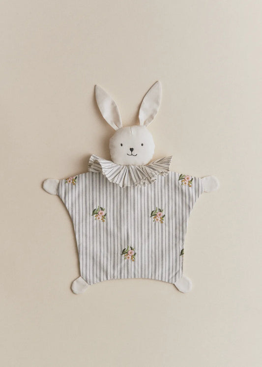 Stripes with Floral Embroidery