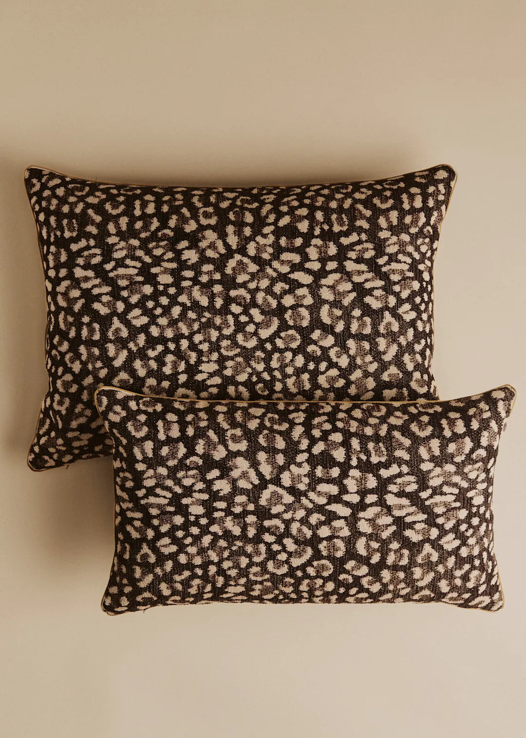Brown and Ecru Leopard
