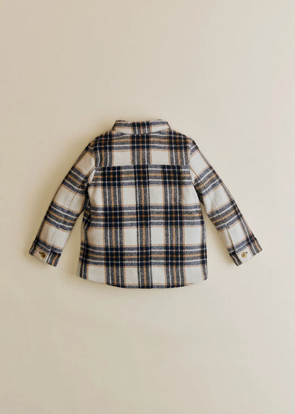 Ecru / Navy Check