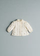 Sage/ Camel Embroidery on Ecru