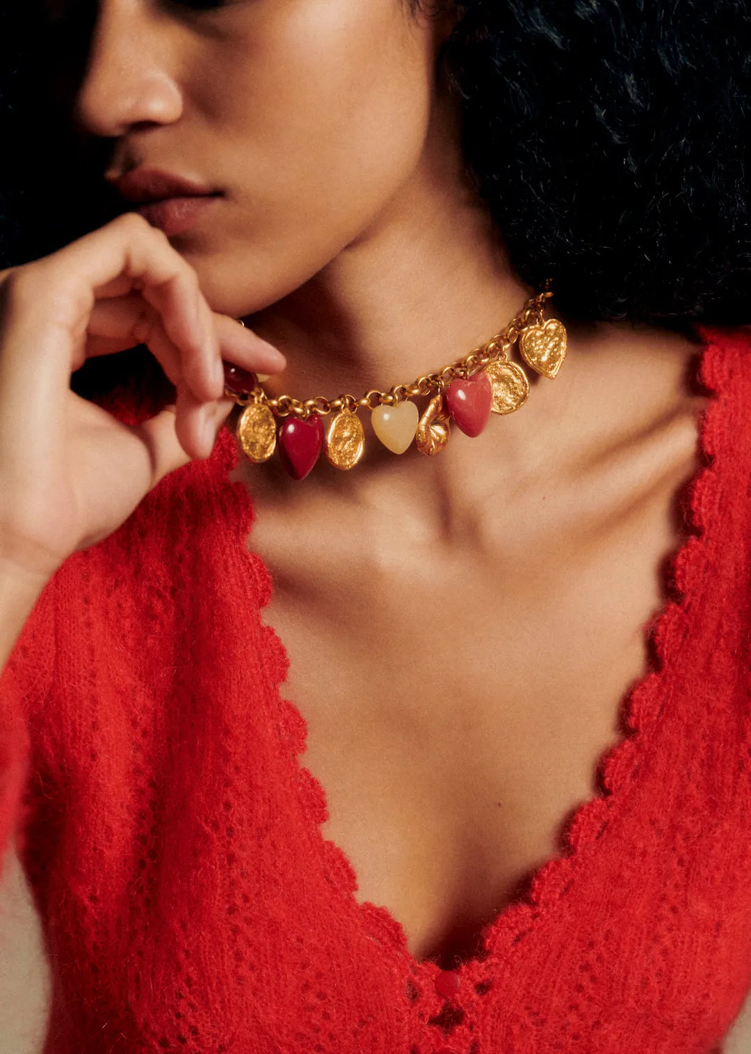 Red Multi Gold