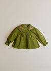 Vintage Olive Embroidery