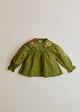 Vintage Olive Embroidery