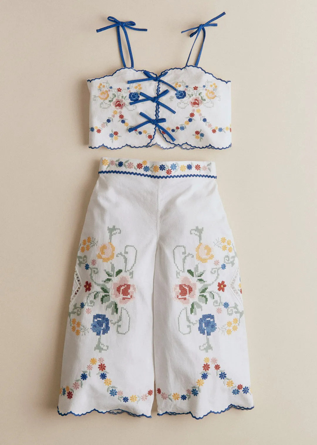 Spring Placed Embroidery