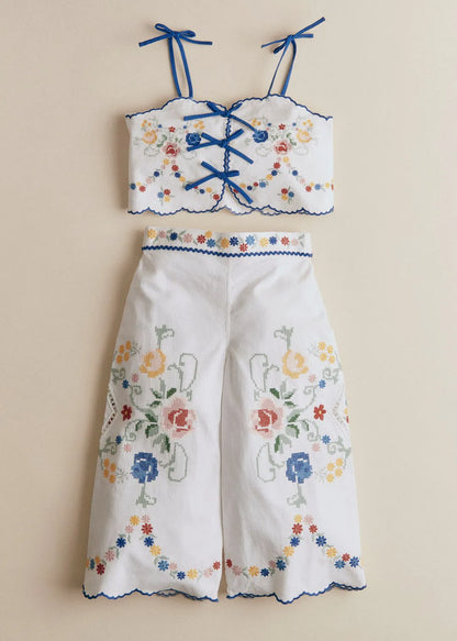 Spring Placed Embroidery