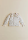 Woven Stripe + Doily Embroidery