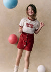 Ecru / Burgundy