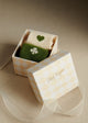 Ecru heart / Lucky green clover