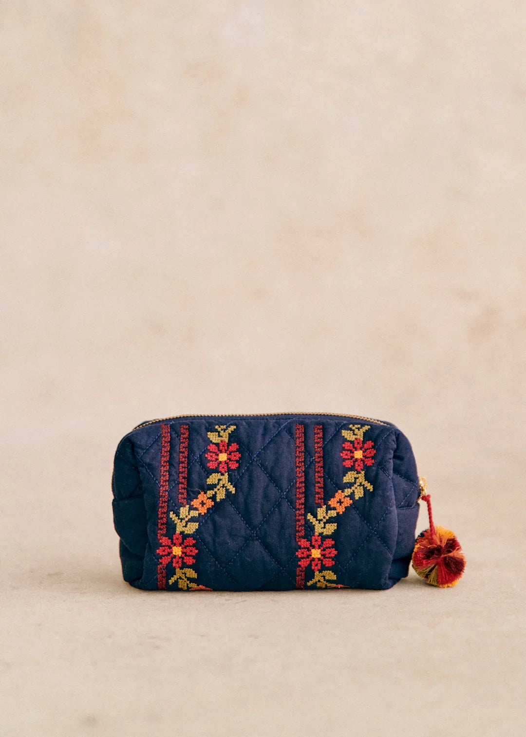 Marine Blue with Jazmin Embroidery