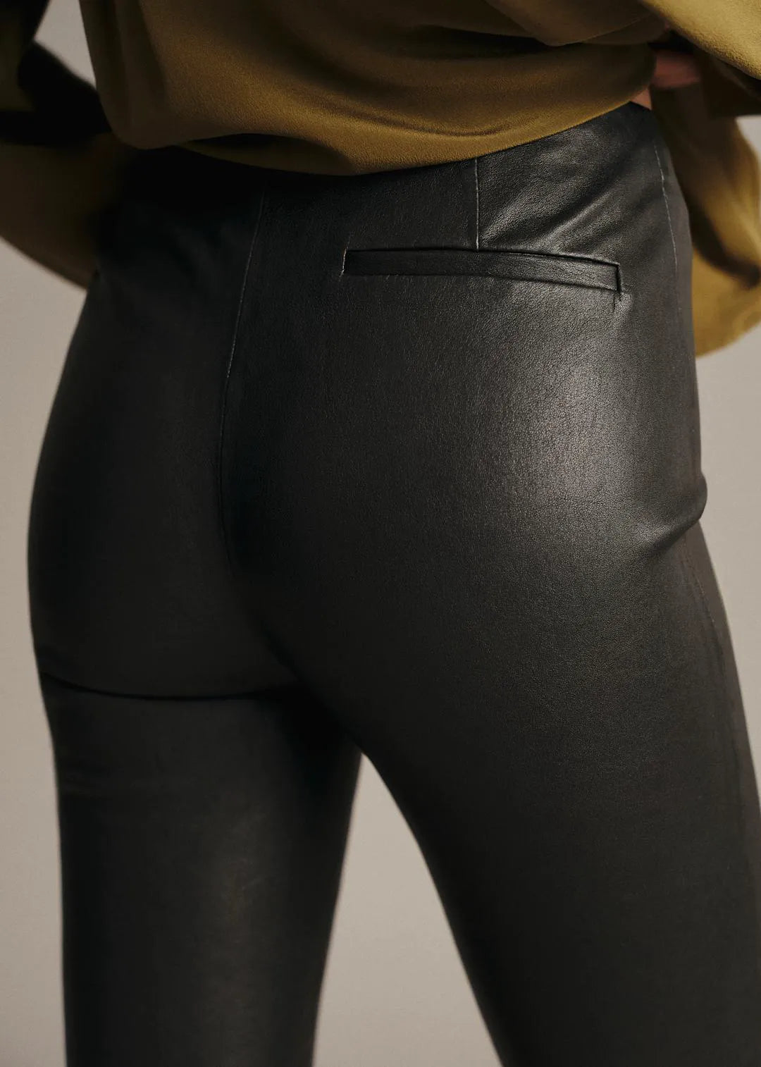 Smooth Black Leather