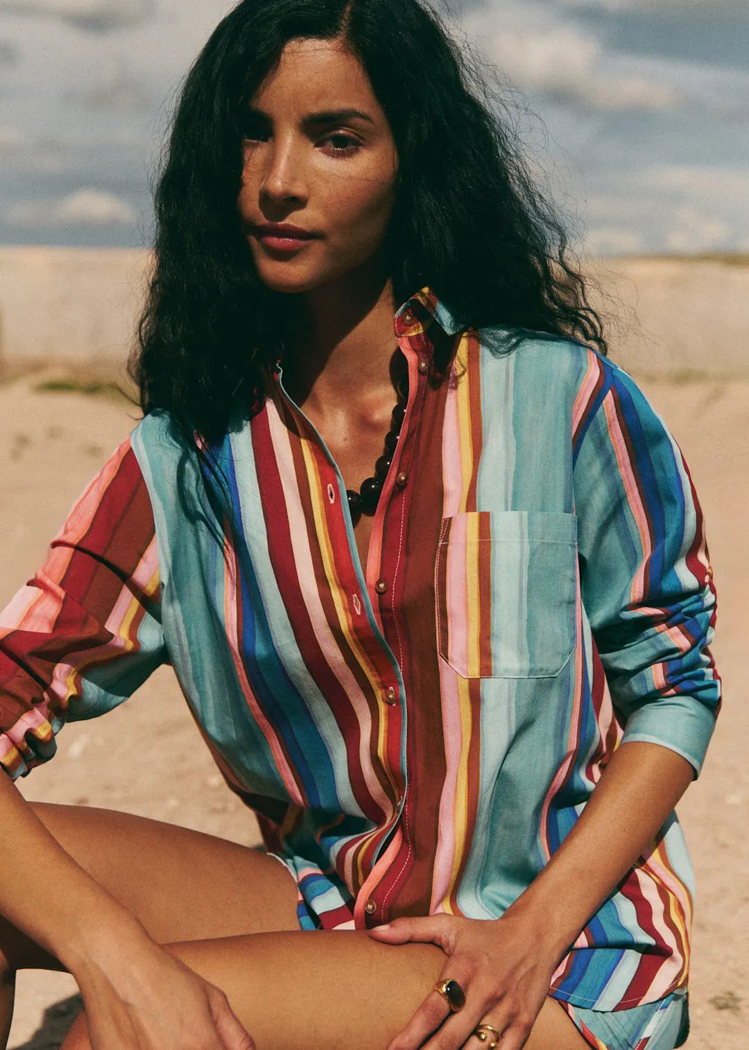 Tuba Stripes Print