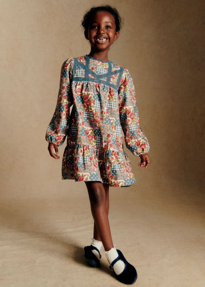 Rose and Polka Dot Patchwork