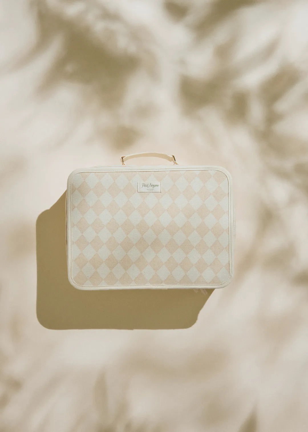 Beige Checkerboard
