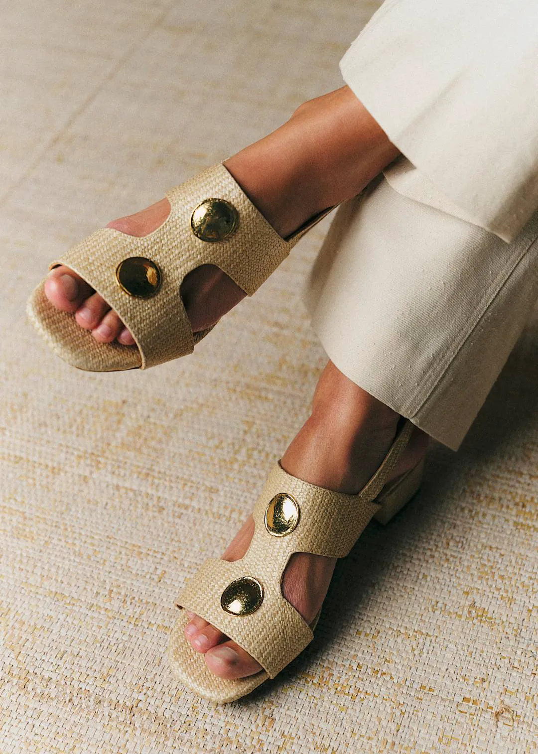 Woven Beige Textile