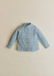 Blue Beige Khaki Check