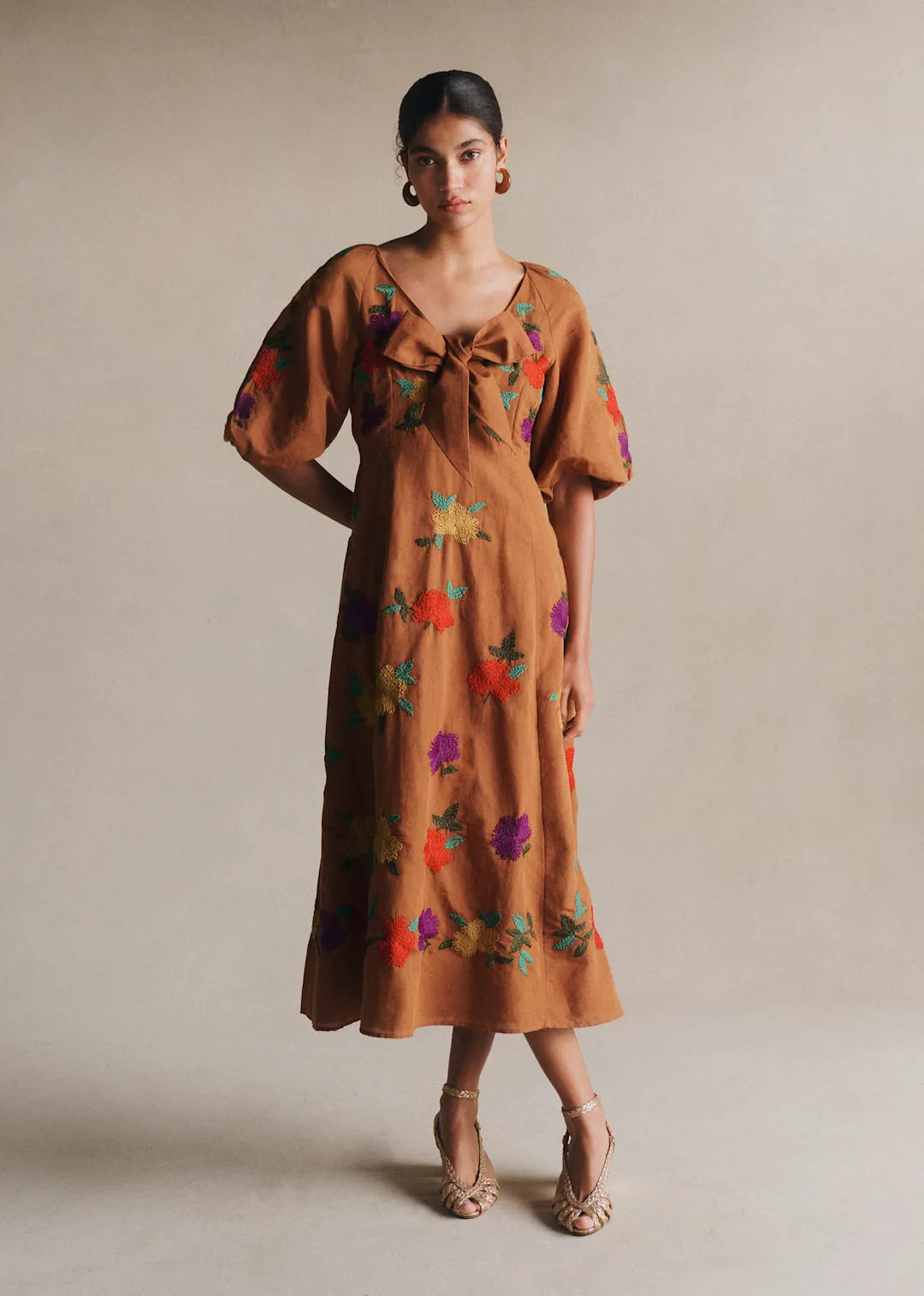 Chestnut with 70's Embroidery