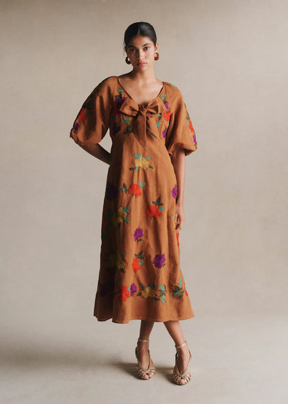 Chestnut with 70's Embroidery